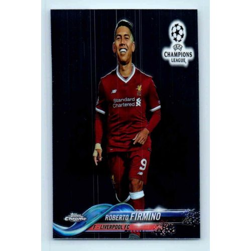 2017-18 Topps Champions League Chrome Base #42 Roberto Firmino