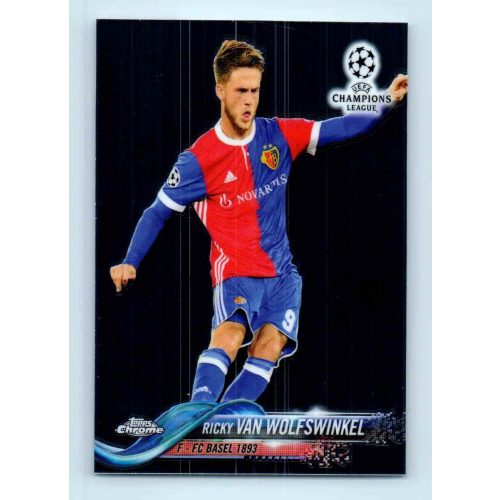 2017-18 Topps Champions League Chrome Base #97 Ricky Van Wolfswinkel