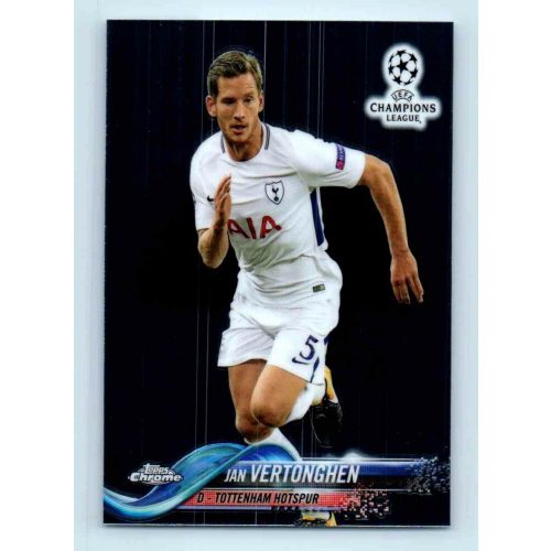 2017-18 Topps Champions League Chrome Base #79 Jan Vertonghen