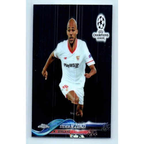 2017-18 Topps Champions League Chrome Base #45 Steven N'zonzi