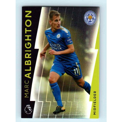 2017-18 Topps Premier League Platinum Base #43 Marc Albrighton