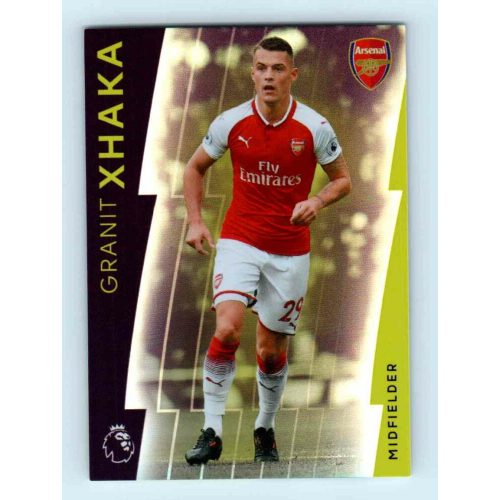 2017-18 Topps Premier League Platinum Base #9 Granit Xhaka