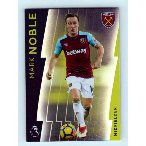 2017-18 Topps Premier League Platinum Base #98 Mark Noble