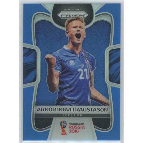 2017-18 Panini Prizm World Cup Soccer Base Blue #102 Arnor Ingvi Traustason    061/199