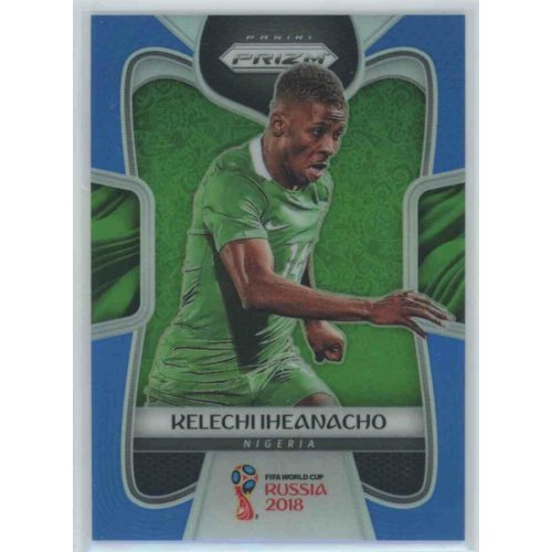 2017-18 Panini Prizm World Cup Soccer Base Blue #141 Kelechi Iheanacho    021/199