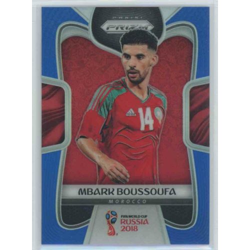 2017-18 Panini Prizm World Cup Soccer Base Blue #251 Mbark Boussoufa    006/199