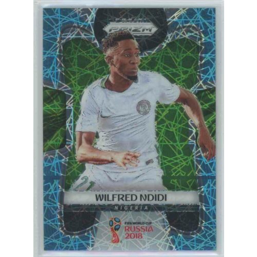 2017-18 Panini Prizm World Cup Soccer Base Light Blue Lazer #145 Wilfred Ndidi    112/125