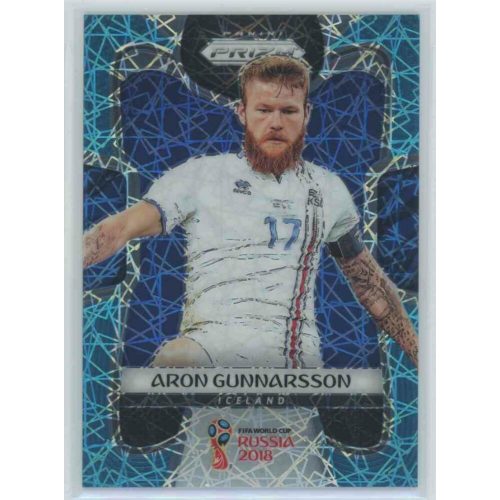 2017-18 Panini Prizm World Cup Soccer Base Light Blue Lazer #103 Aron Gunnarsson    069/125