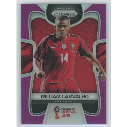 2017-18 Panini Prizm World Cup Soccer Base Purple #161 William Carvalho    78/99