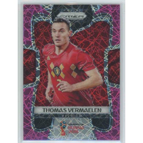 2017-18 Panini Prizm World Cup Soccer Base Pink Lazer #18 Thomas Vermaelen    36/40