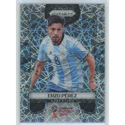 2017-18 Panini Prizm World Cup Soccer Base Lazer #12 Enzo Perez