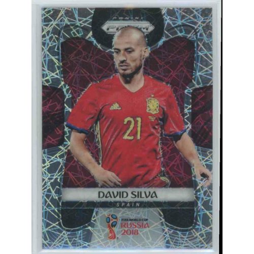 2017-18 Panini Prizm World Cup Soccer Base Lazer #201 David Silva