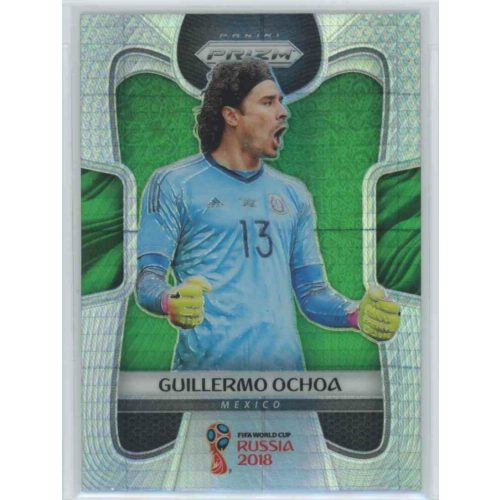 2017-18 Panini Prizm World Cup Soccer Base Hyper #133 Guillermo Ochoa