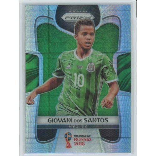 2017-18 Panini Prizm World Cup Soccer Base Hyper #131 Giovani Dos Santos