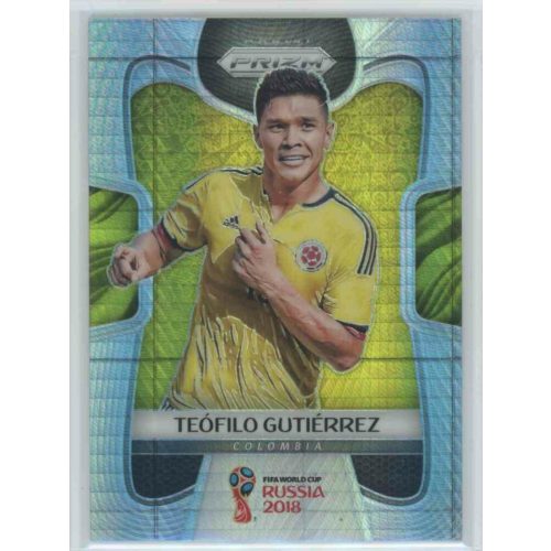 2017-18 Panini Prizm World Cup Soccer Base Hyper #45 Teofil Gutierrez