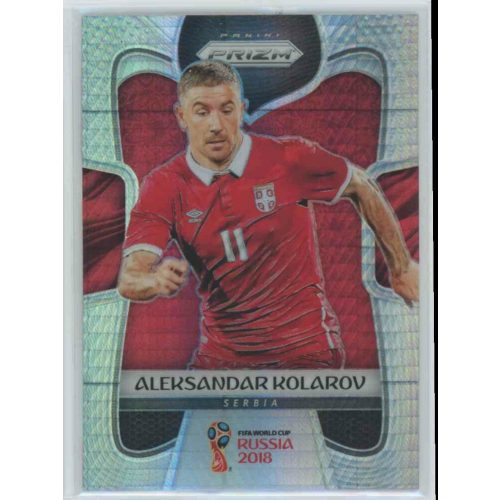 2017-18 Panini Prizm World Cup Soccer Base Hyper #179 Aleksandar Kolarov