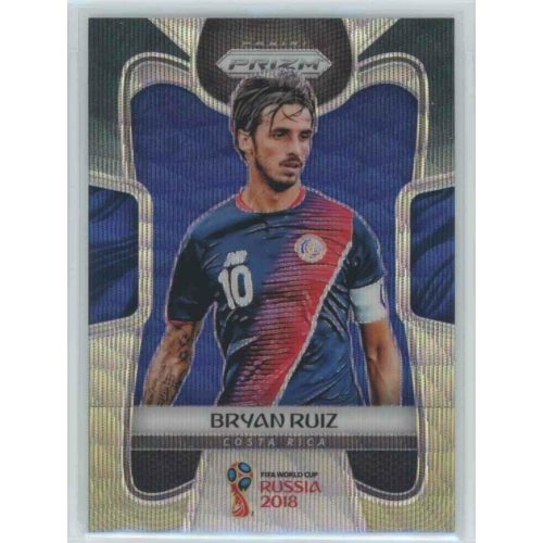 2017-18 Panini Prizm World Cup Soccer Base Black Gold Wave #47 Bryan Ruiz