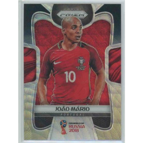 2017-18 Panini Prizm World Cup Soccer Base Black Gold Wave #160 Joao Mario