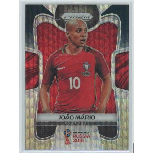 2017-18 Panini Prizm World Cup Soccer Base Black Gold Wave #160 Joao Mario