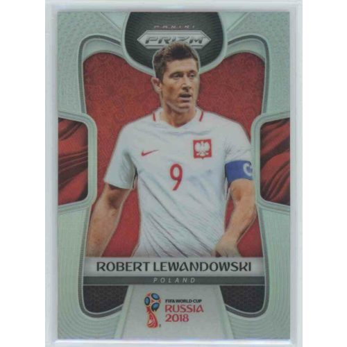 2017-18 Panini Prizm World Cup Soccer Base Silver #146 Robert Lewandowski