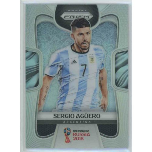 2017-18 Panini Prizm World Cup Soccer Base Silver #11 Sergio Agüero