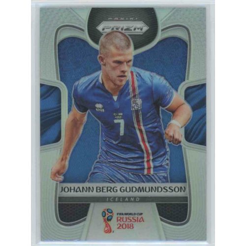 2017-18 Panini Prizm World Cup Soccer Base Silver #105 Johann Berg Gudmundsson