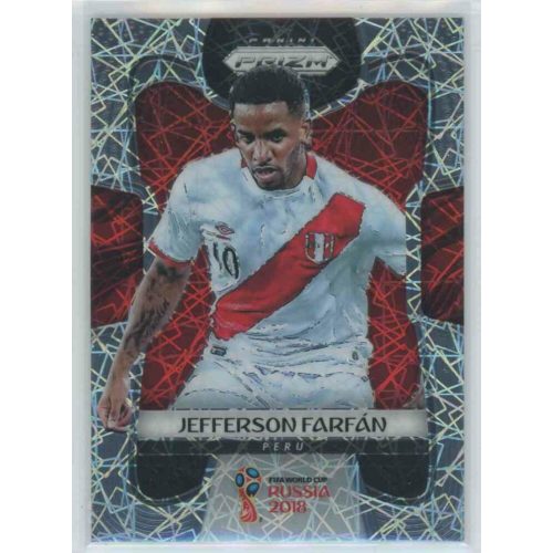 2017-18 Panini Prizm World Cup Soccer Base Lazer #296 Jefferson Farfan