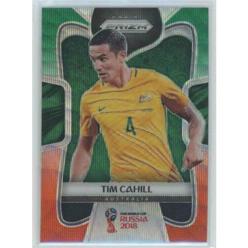 2017-18 Panini Prizm World Cup Soccer Base Green Orange Wave #270 Tim Cahill