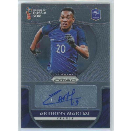 2017-18 Panini Prizm World Cup Signatures #S-AM Anthony Martial  AU