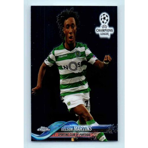 2017-18 Topps Champions League Chrome Base #21 Gelson Martins