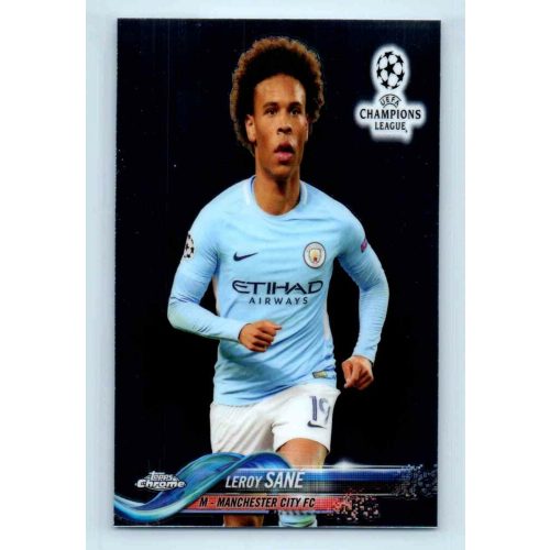 2017-18 Topps Champions League Chrome Base #34 Leroy Sane