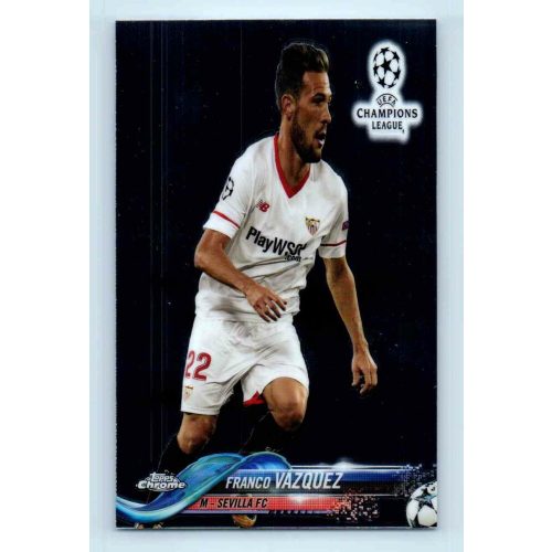 2017-18 Topps Champions League Chrome Base #99 Franco Vazquez