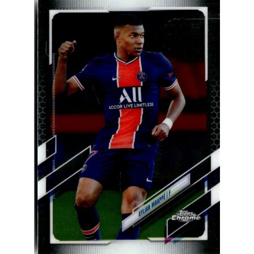 2020-21 Topps Chrome UEFA Champion’s League  #95 Kylian Mbappé