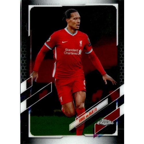 2020-21 Topps Chrome UEFA Champion’s League  #46 Virgil van Dijk