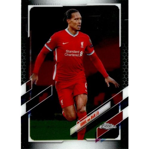 2020-21 Topps Chrome UEFA Champion’s League  #46 Virgil van Dijk