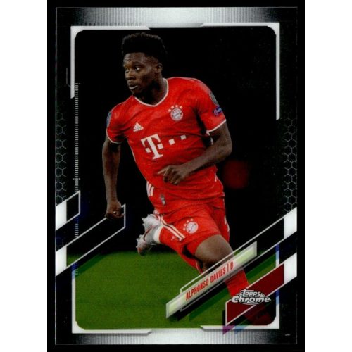 2020-21 Topps Chrome UEFA Champion’s League  #42 Alphonso Davies