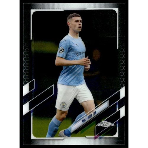 2020-21 Topps Chrome UEFA Champion’s League  #34 Phil Foden