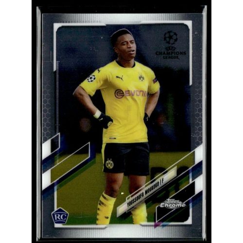 2020-21 Topps Chrome UEFA Champion’s League  #55 Youssoufa Moukoko