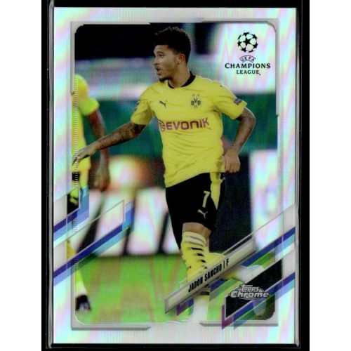 2020-21 Topps Chrome UEFA Champion’s League Refractor #78 Jadon Sancho