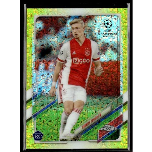 2020-21 Topps Chrome UEFA Champion’s League Yellow Mini-Diamond Refractor #57 Kenneth Taylor 158/299