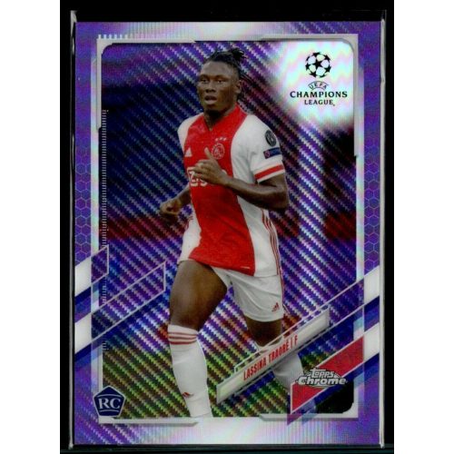 2020-21 Topps Chrome UEFA Champion’s League Purple Carbon Fiber Refractor #60 Lassina Traoré