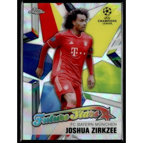 2020-21 Topps Chrome UEFA Champion’s League Future Stars #FS-JZ Joshua Zirkzee