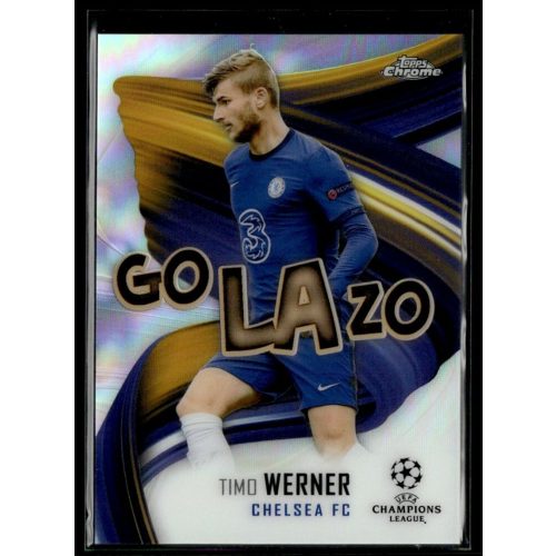 2020-21 Topps Chrome UEFA Champion’s League Golazo #GOL-TW Timo Werner