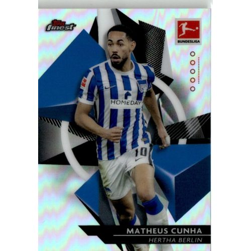 2021 Topps Finest Bundesliga Refractor #7 Matheus Cunha 