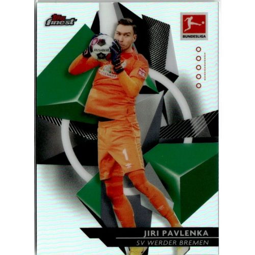 2021 Topps Finest Bundesliga Refractor #24 Jiri Pavlenka 