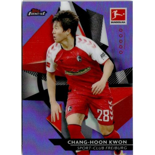 2021 Topps Finest Bundesliga Purple Refractor #43 Chang-hoon Kwon 051/250