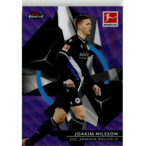 2021 Topps Finest Bundesliga Purple Wave Refractor #20 Joakim Nilsson 225/250