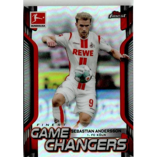 2020-21 Topps Finest Bundesliga Game Changers #FG-SA Sebastian Andersson