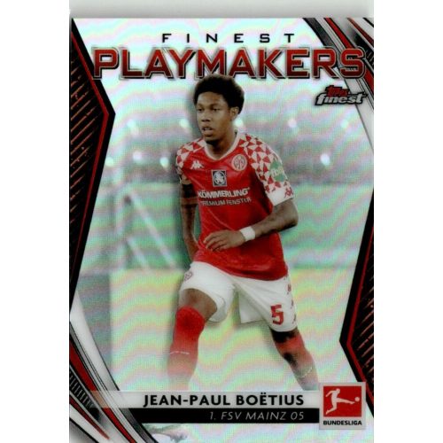 2021 Topps Finest Bundesliga Playmakers #FP-JB Jean-Paul Boetius 