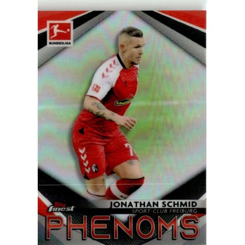 2021 Topps Finest Bundesliga Phenoms #FPH-JS Jonathan Schmid 